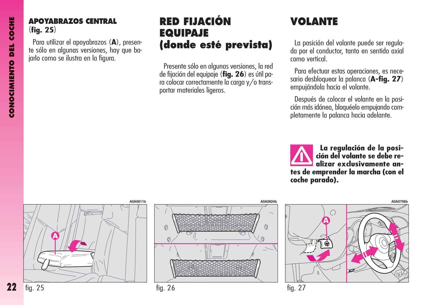 2007-2011 Alfa Romeo GT Owner's Manual | Spanish