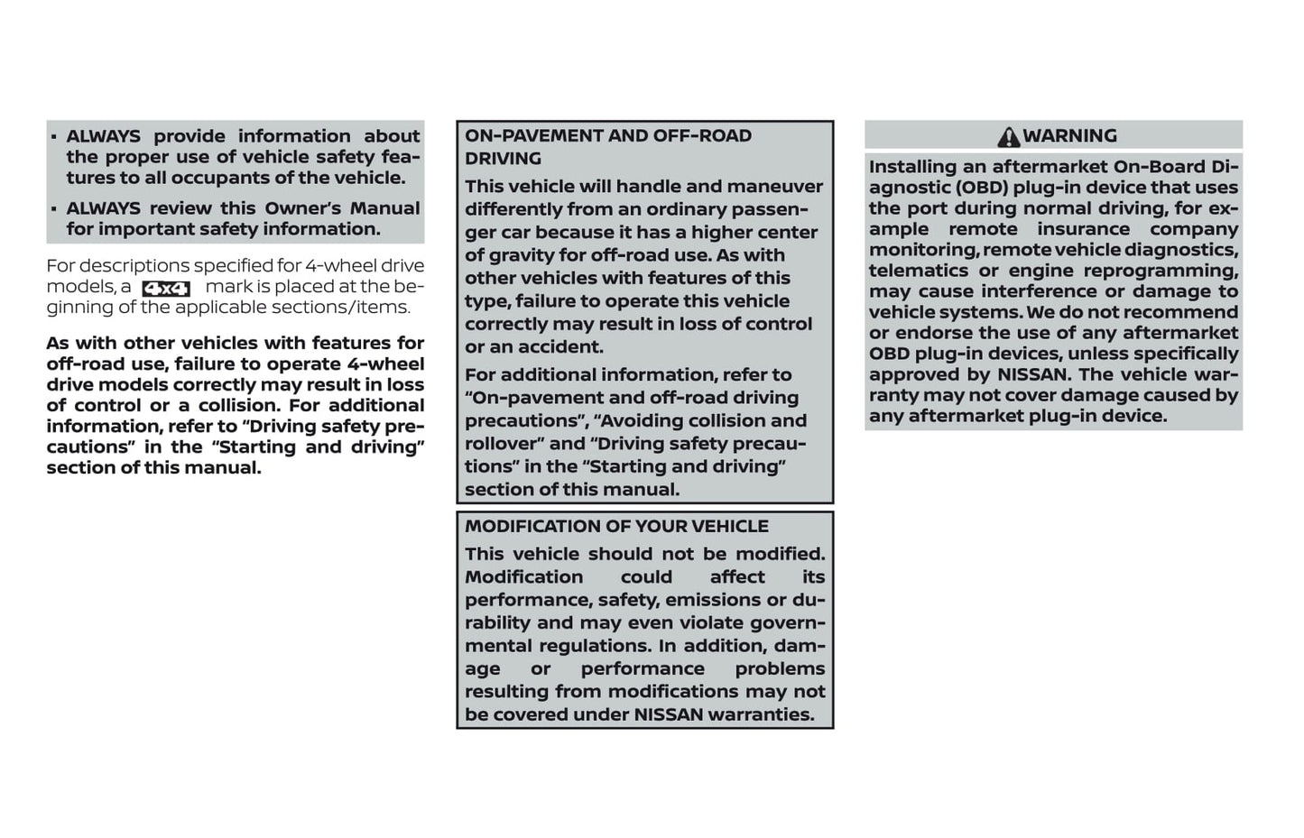 2018 Nissan Frontier Gebruikershandleiding | Engels