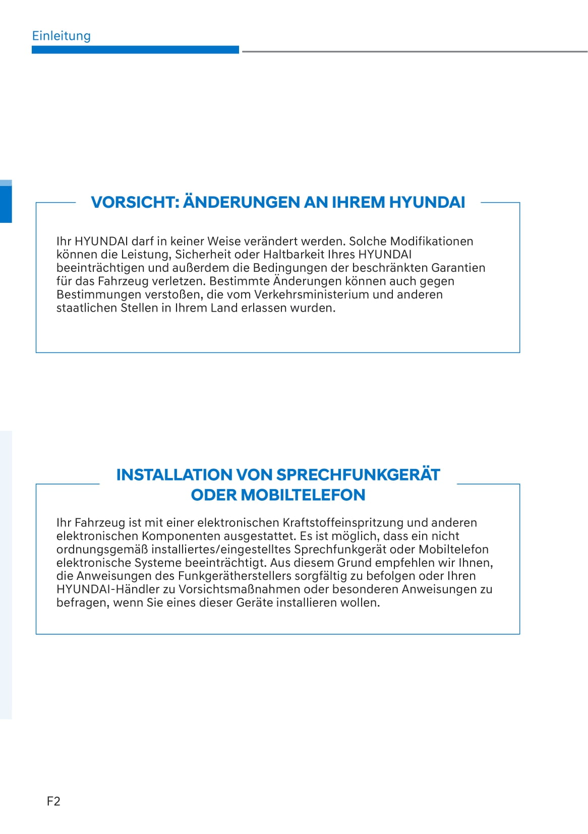 2019-2020 Hyundai Kona Hybrid Owner's Manual | German