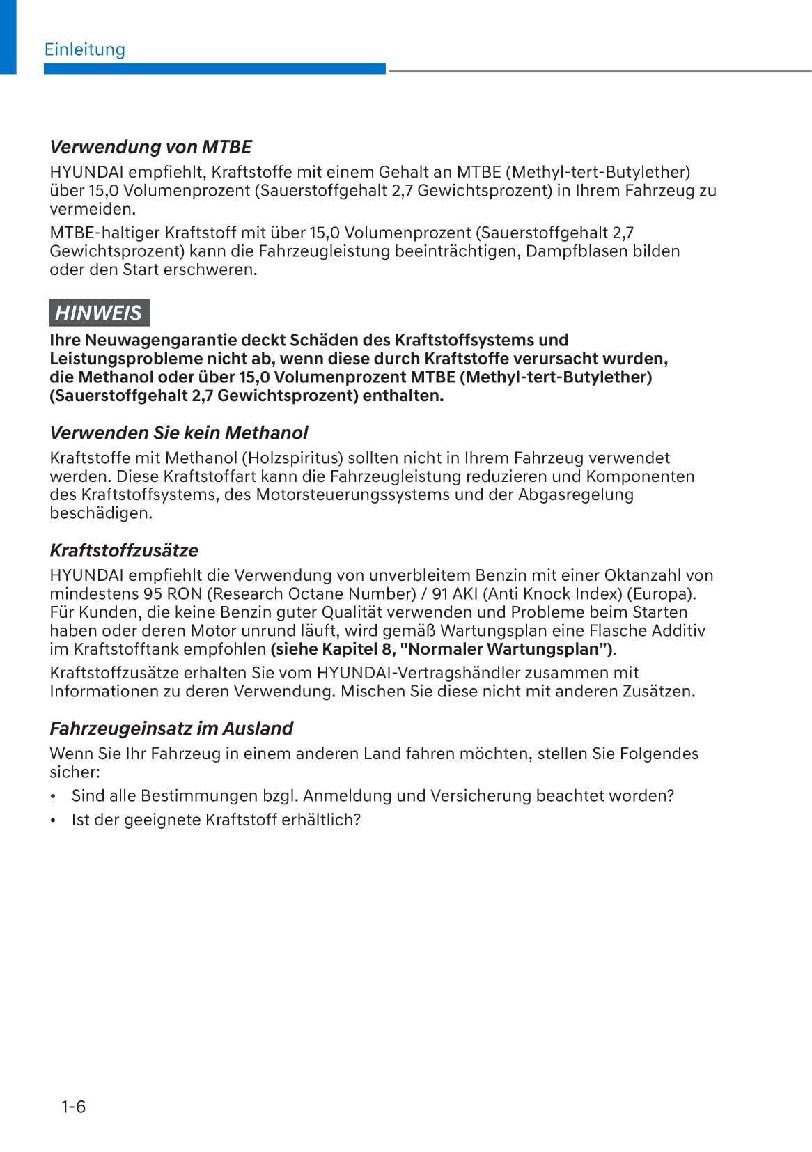 2019-2020 Hyundai Kona Hybrid Owner's Manual | German
