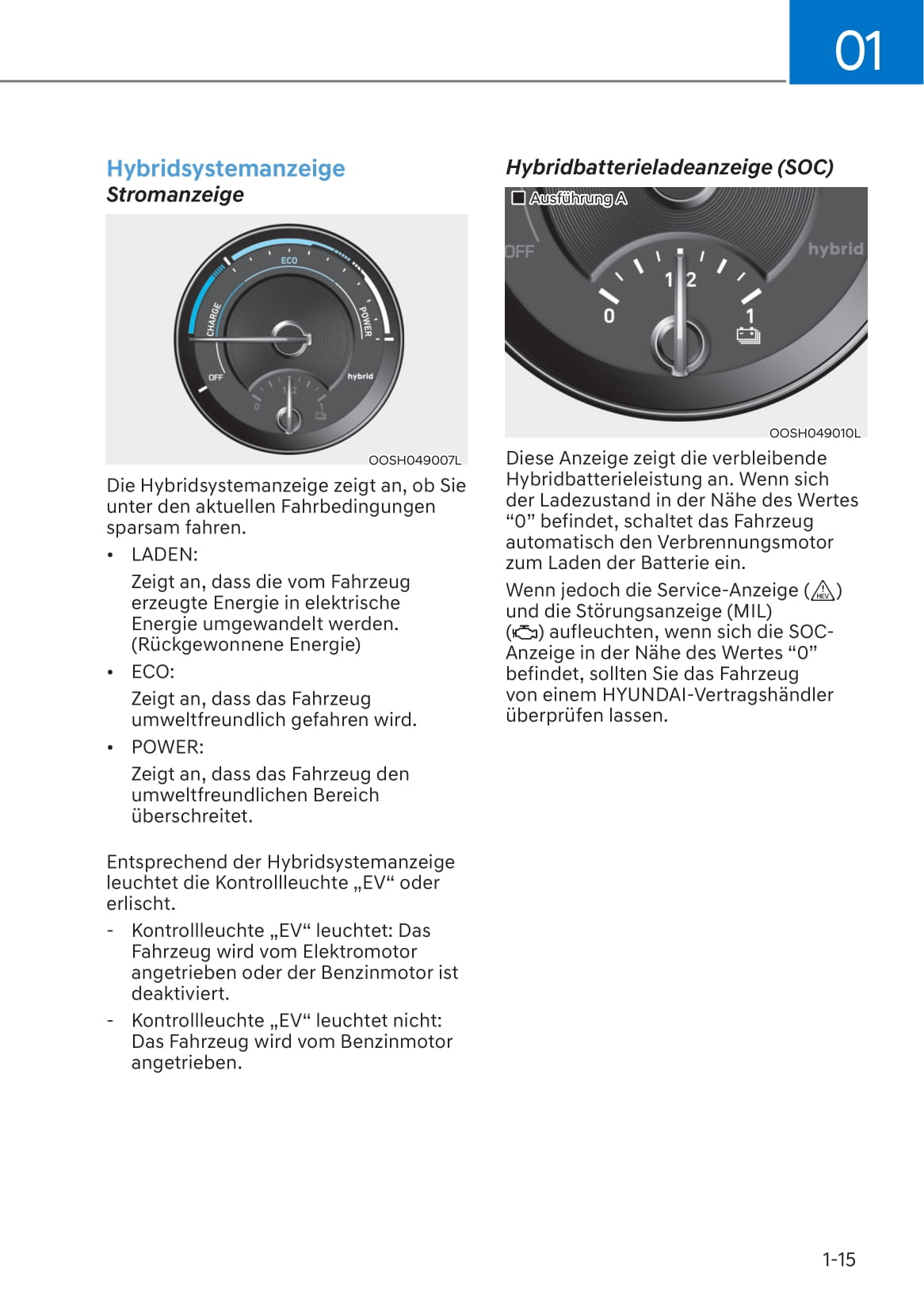 2019-2020 Hyundai Kona Hybrid Owner's Manual | German