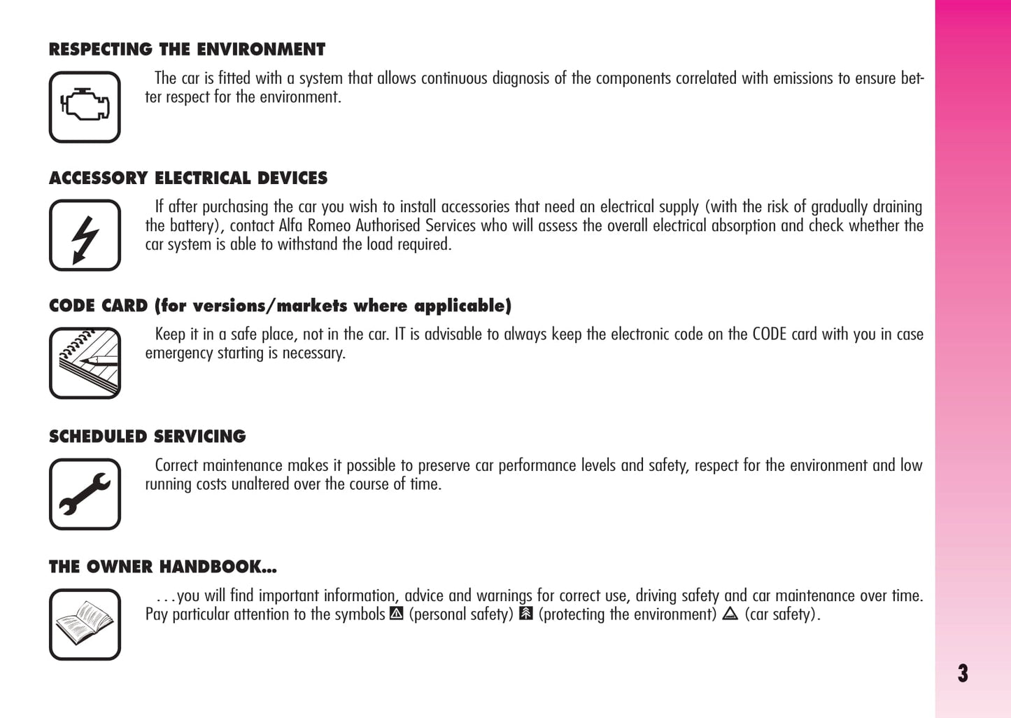2007-2013 Alfa Romeo GT Owner's Manual | English