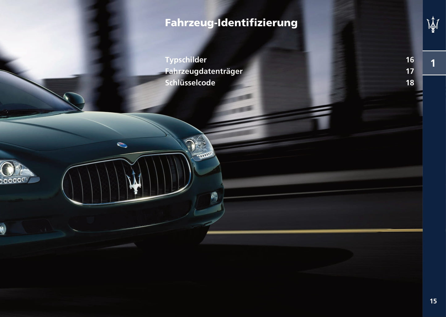 2008-2013 Maserati Quattroporte Gebruikershandleiding | Duits