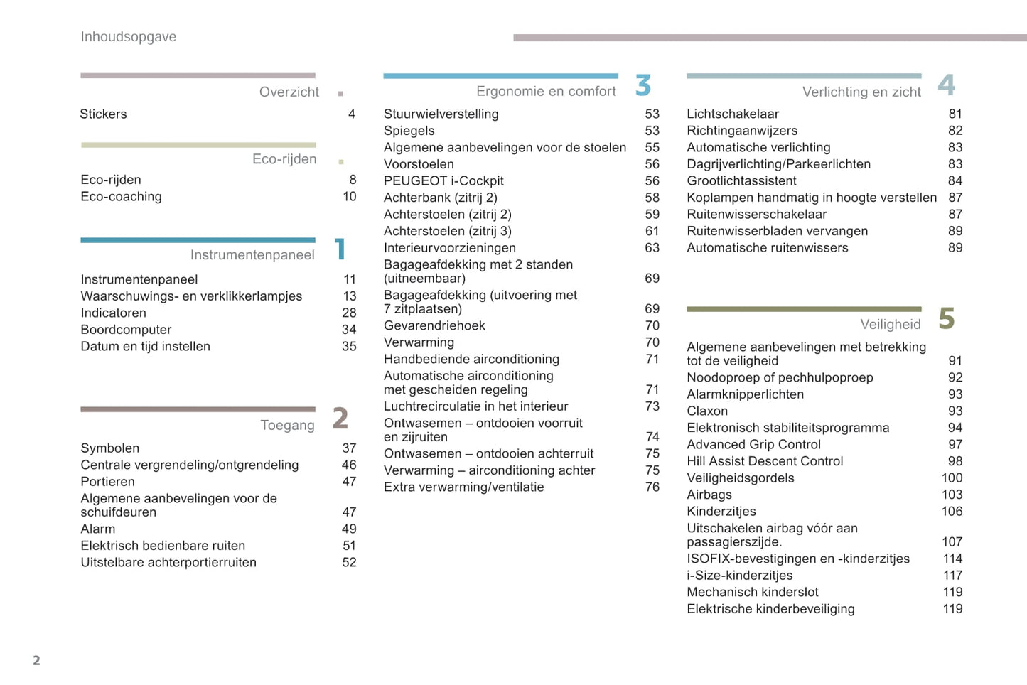 2018-2019 Peugeot Rifter Manuel du propriétaire | Néerlandais