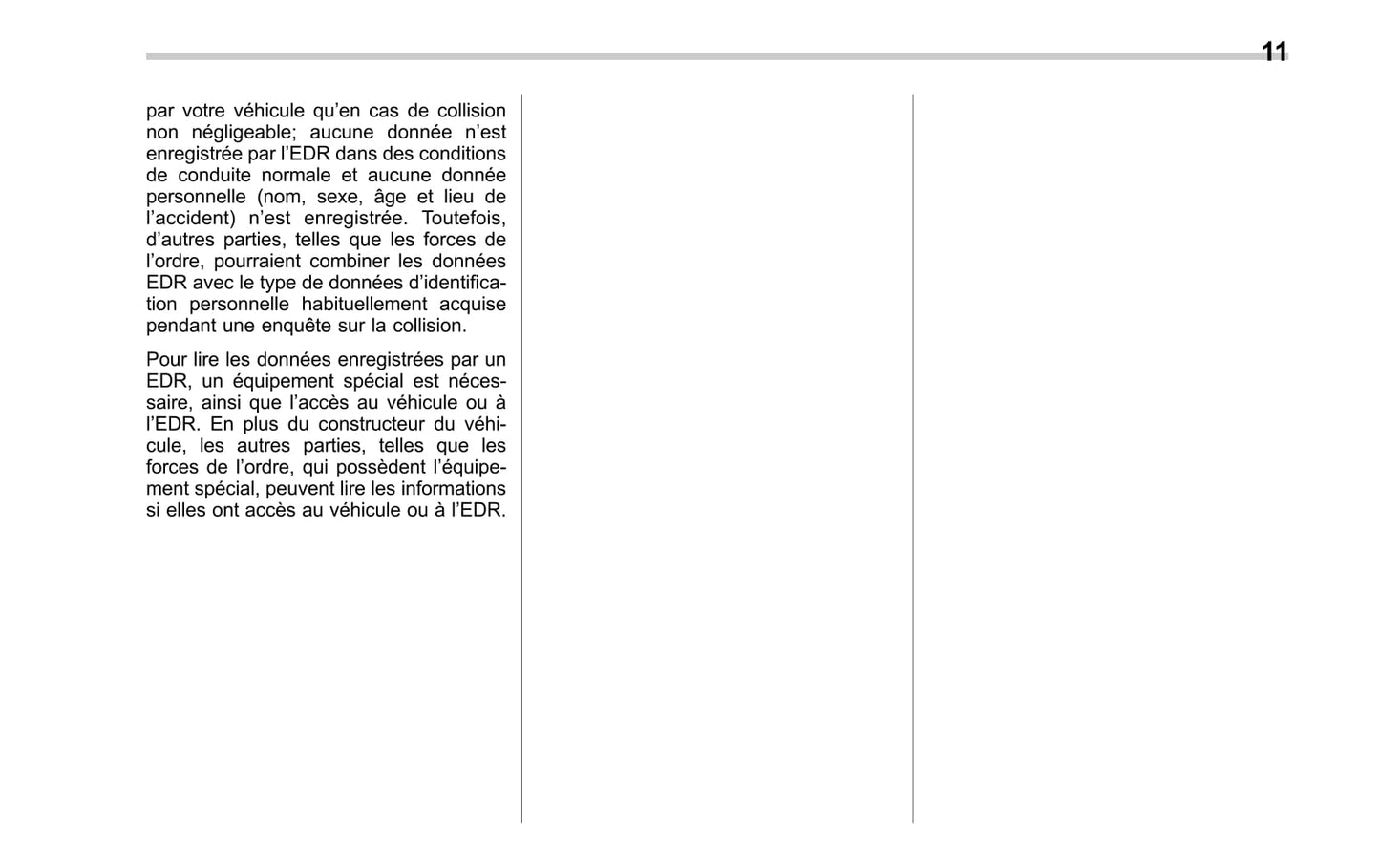 2017 Subaru Legacy/Outback Gebruikershandleiding | Frans