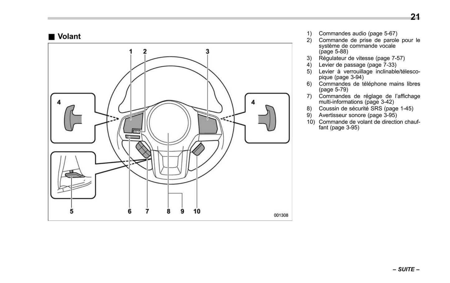 2017 Subaru Legacy/Outback Gebruikershandleiding | Frans