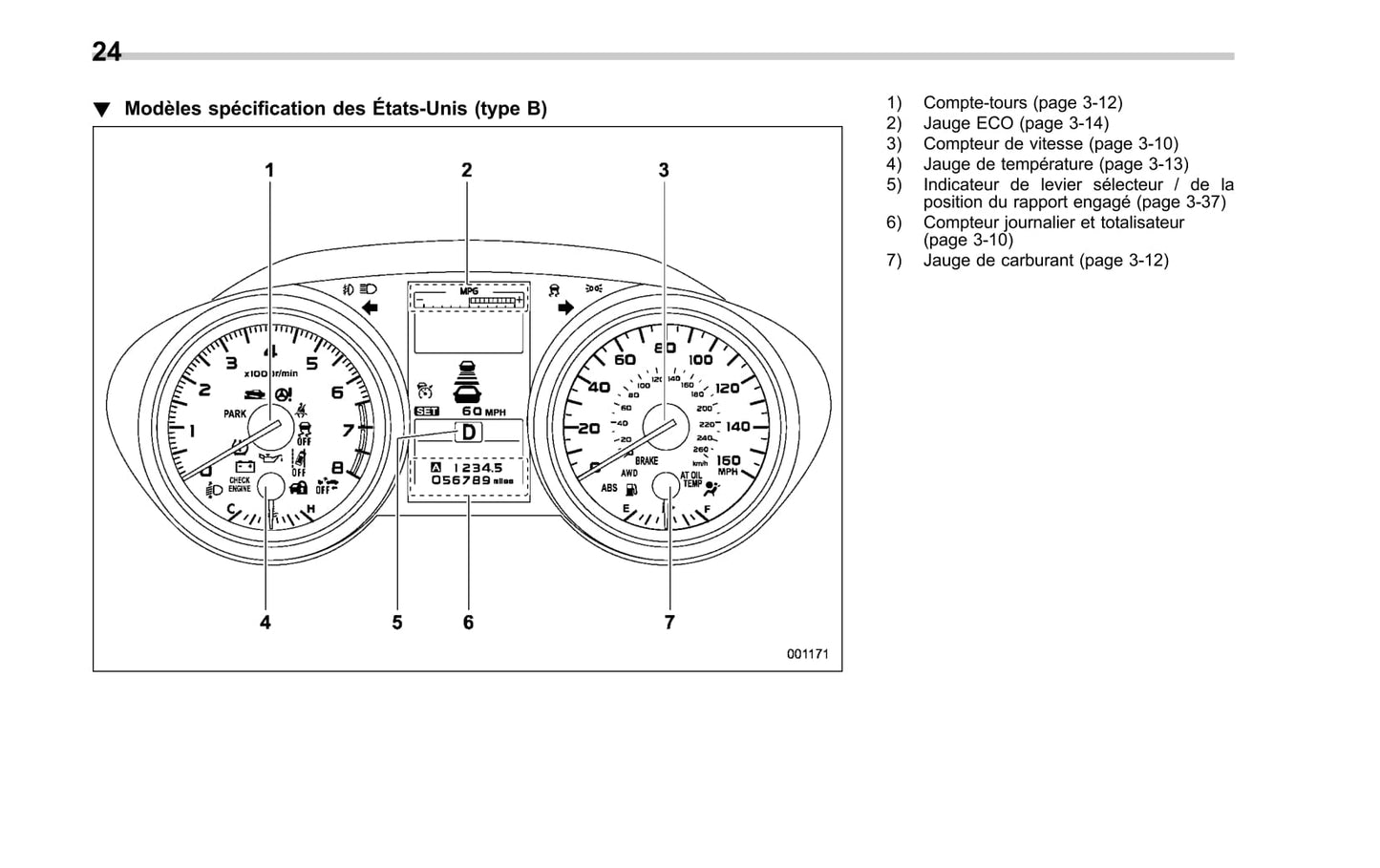 2017 Subaru Legacy/Outback Gebruikershandleiding | Frans