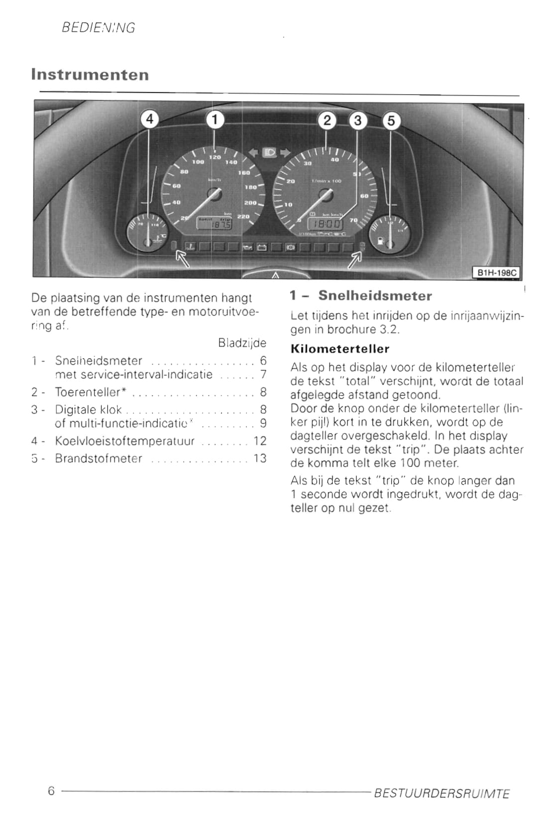 1998-2002 Volkswagen Golf Bedienungsanleitung | Niederländisch