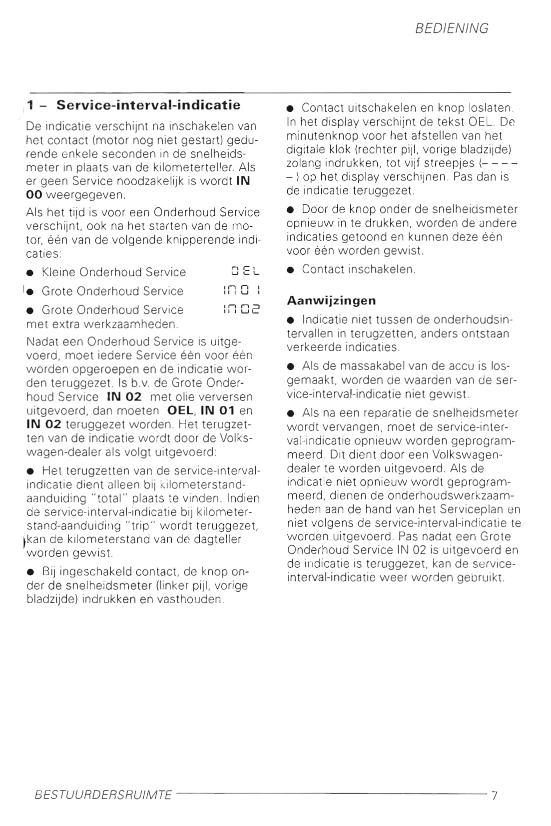 1998-2002 Volkswagen Golf Bedienungsanleitung | Niederländisch