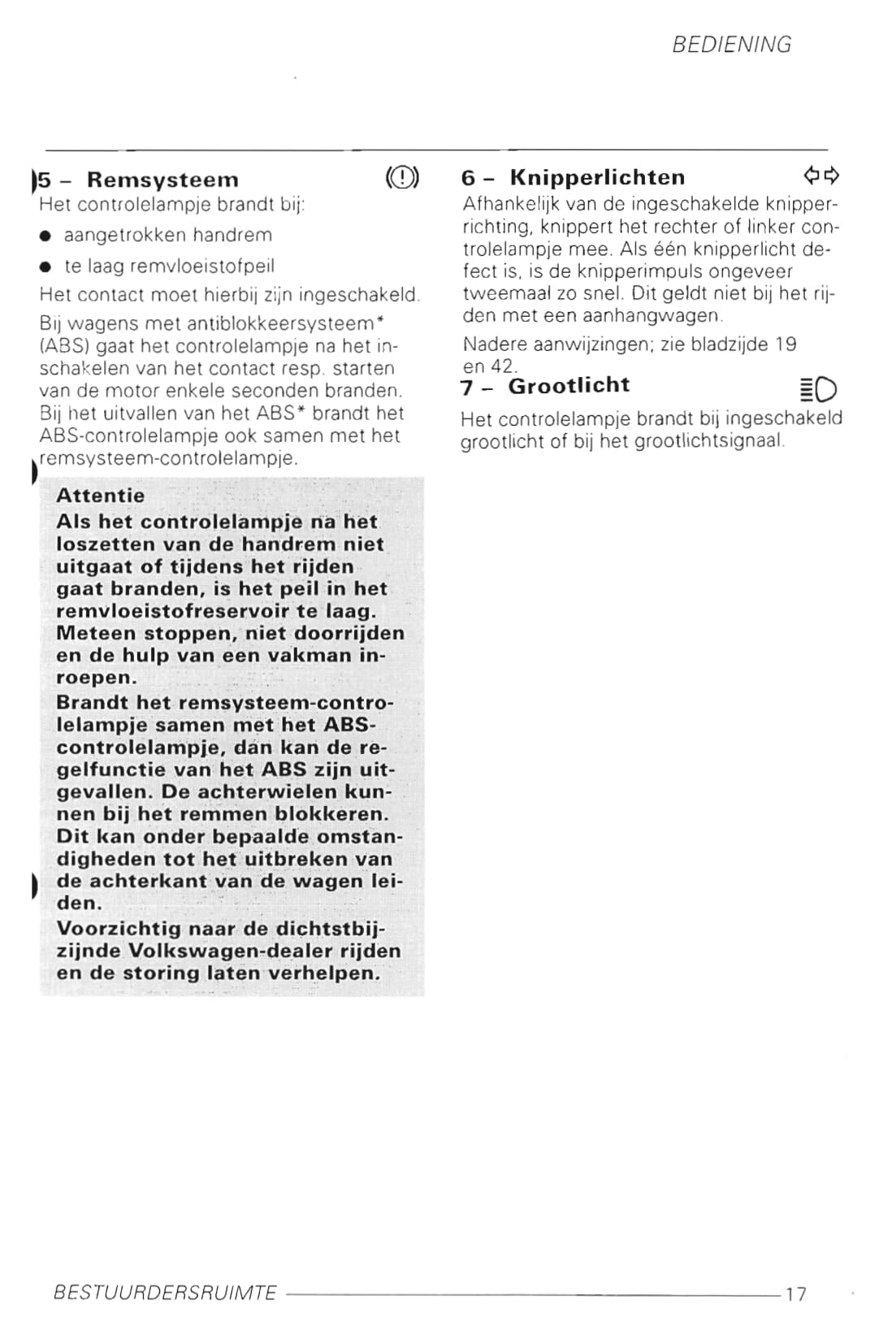 1998-2002 Volkswagen Golf Bedienungsanleitung | Niederländisch