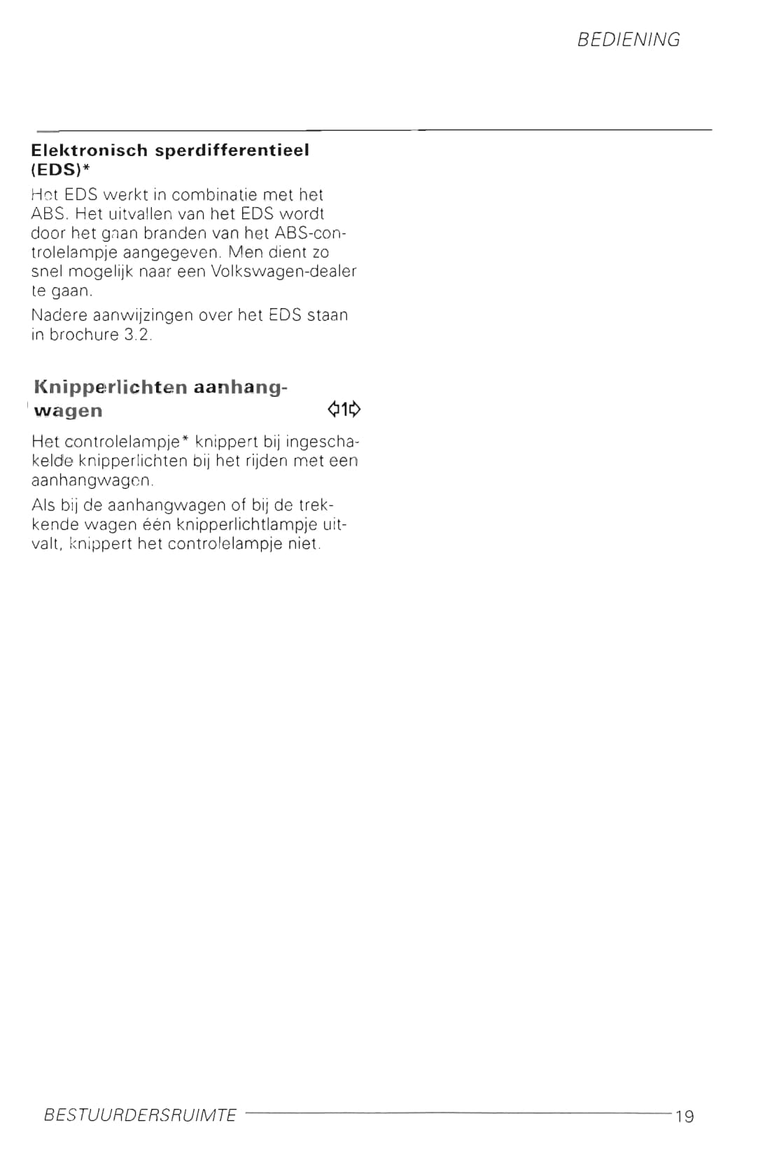 1998-2002 Volkswagen Golf Bedienungsanleitung | Niederländisch