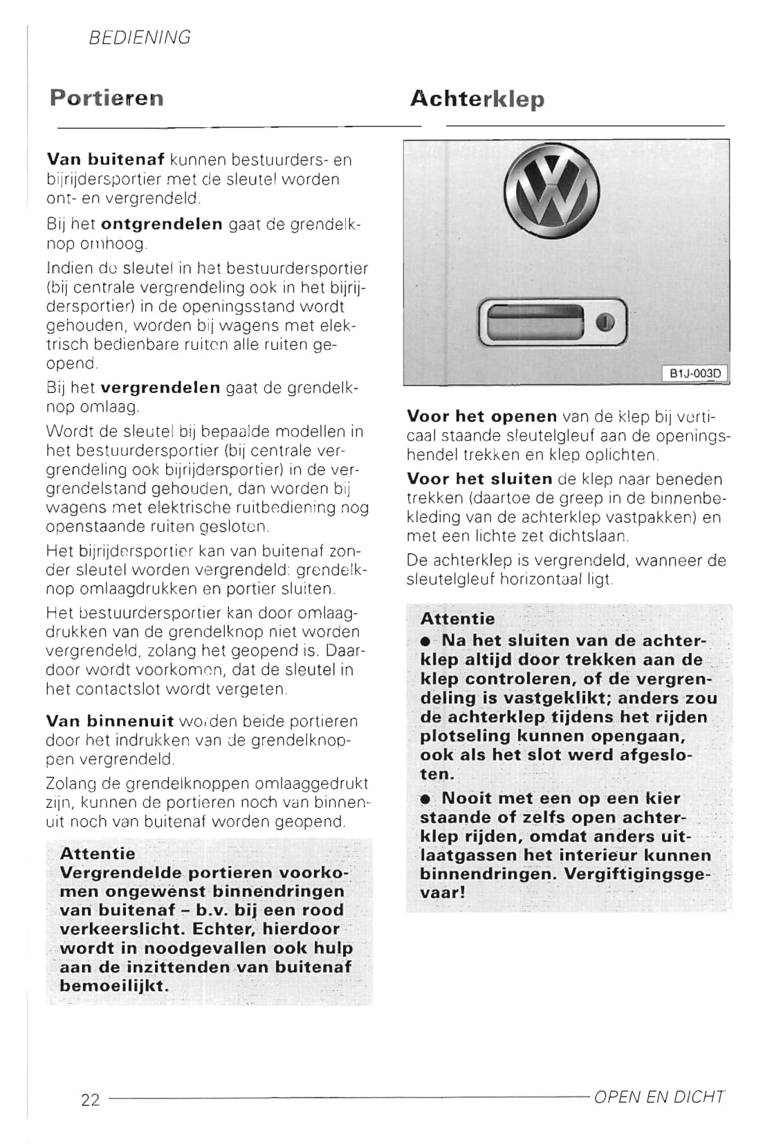 1998-2002 Volkswagen Golf Bedienungsanleitung | Niederländisch