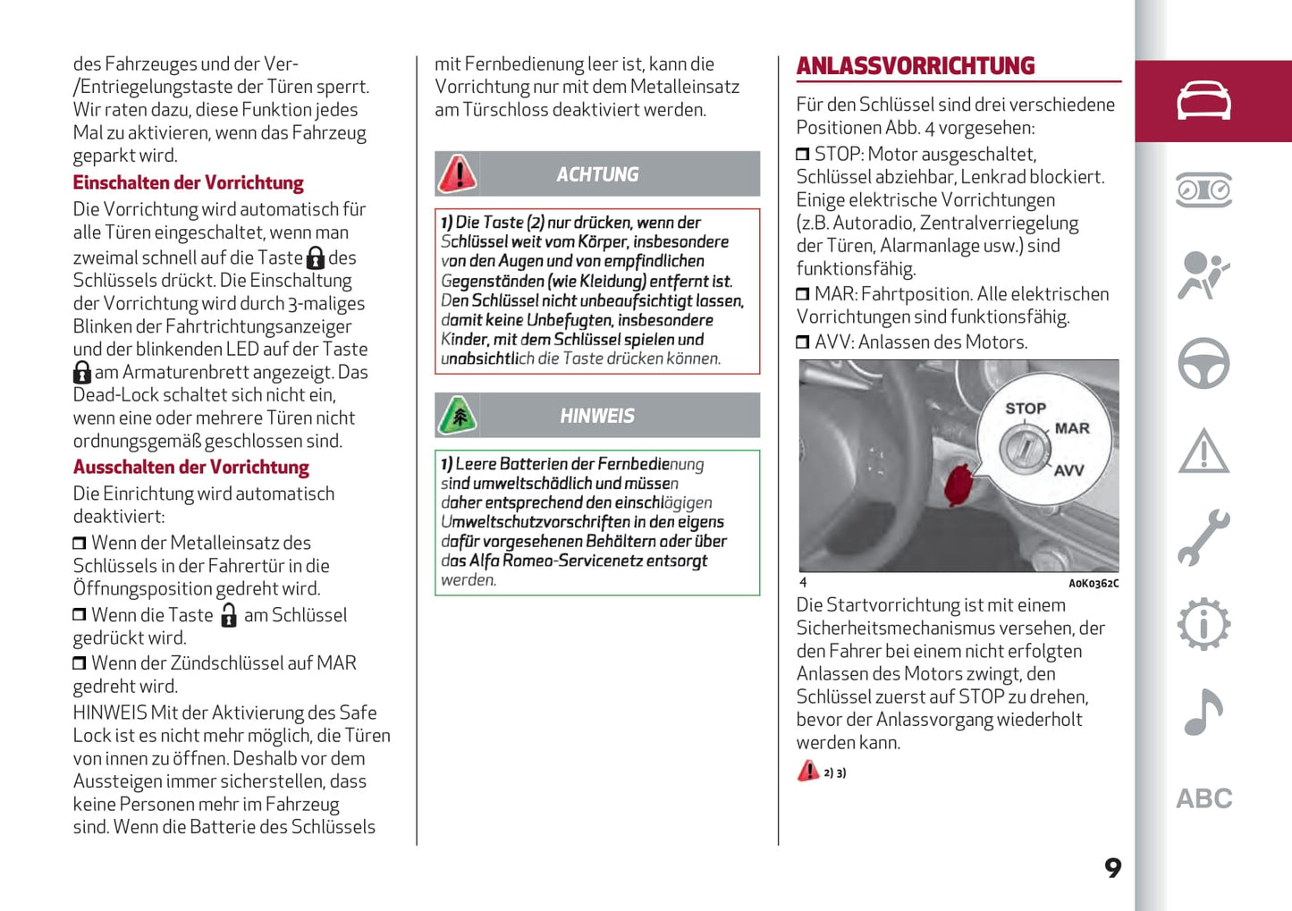 2016-2021 Alfa Romeo Giulietta Gebruikershandleiding | Duits
