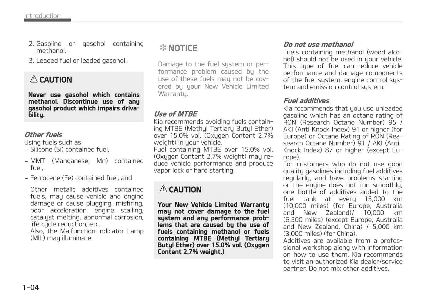 2019-2020 Kia Picanto/Morning Owner's Manual | English