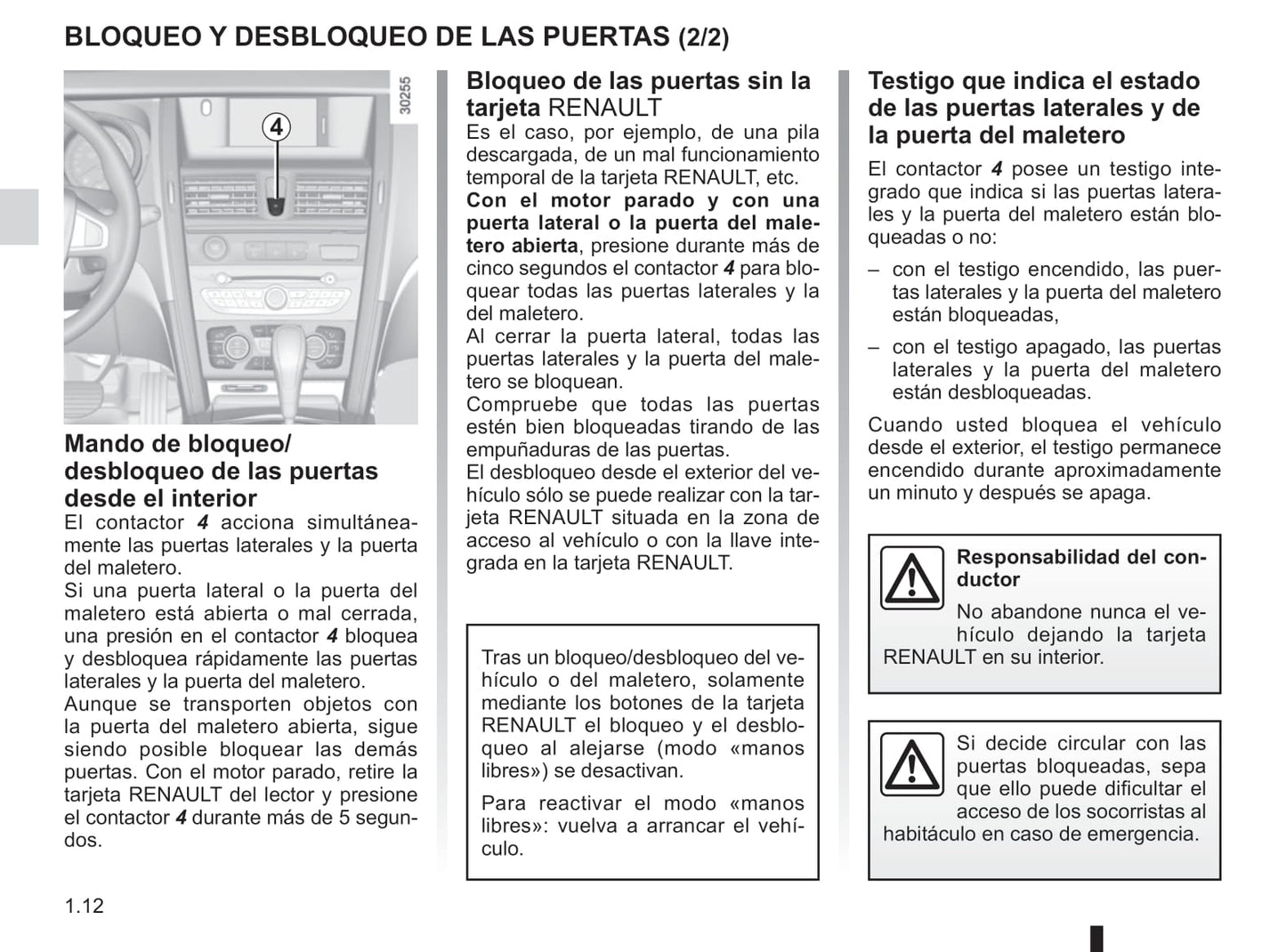 2014-2015 Renault Latitude Gebruikershandleiding | Spaans