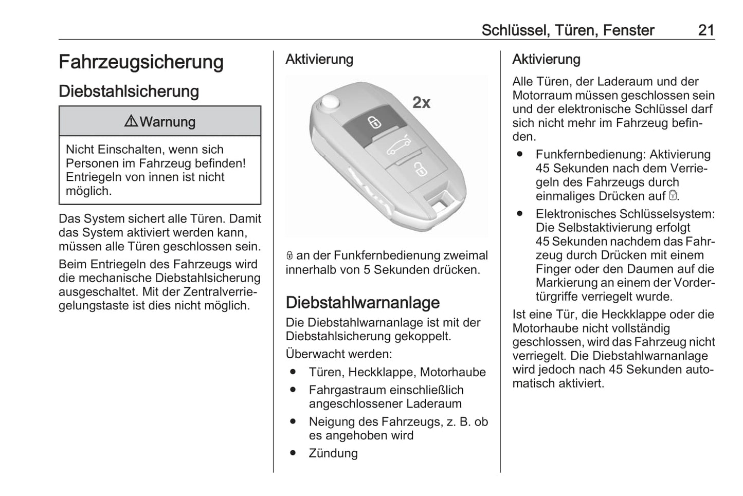 2021-2023 Opel Grandland Gebruikershandleiding | Duits