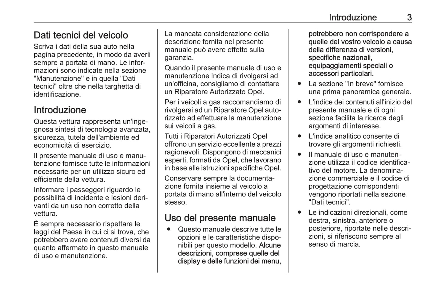 2018-2019 Opel Corsa Manuel du propriétaire | Italien