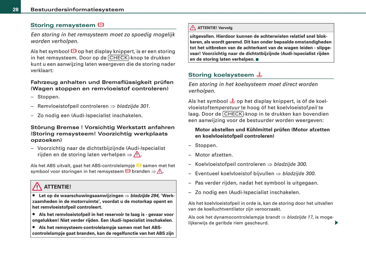 2006-2009 Audi Q7 Gebruikershandleiding | Nederlands