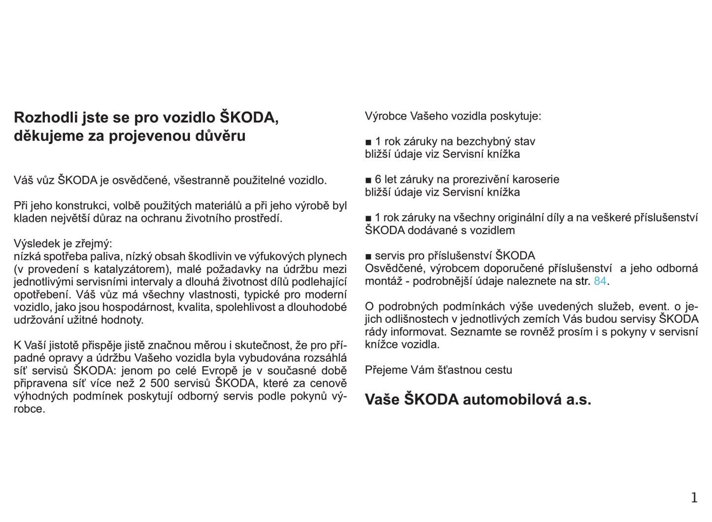 1987-1994 Skoda Favorit Manuel du propriétaire | čeština