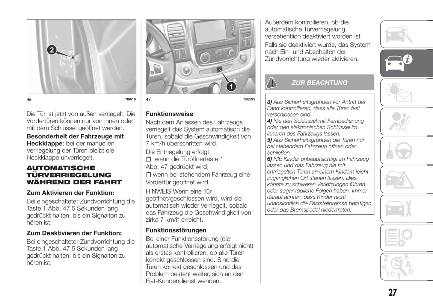2016-2017 Fiat Talento Bedienungsanleitung | Deutsch