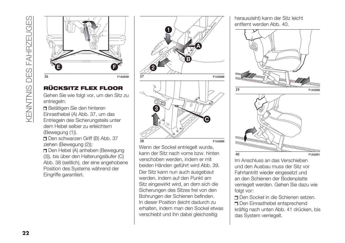 2018-2019 Fiat Ducato Base Camper Bedienungsanleitung | Deutsch