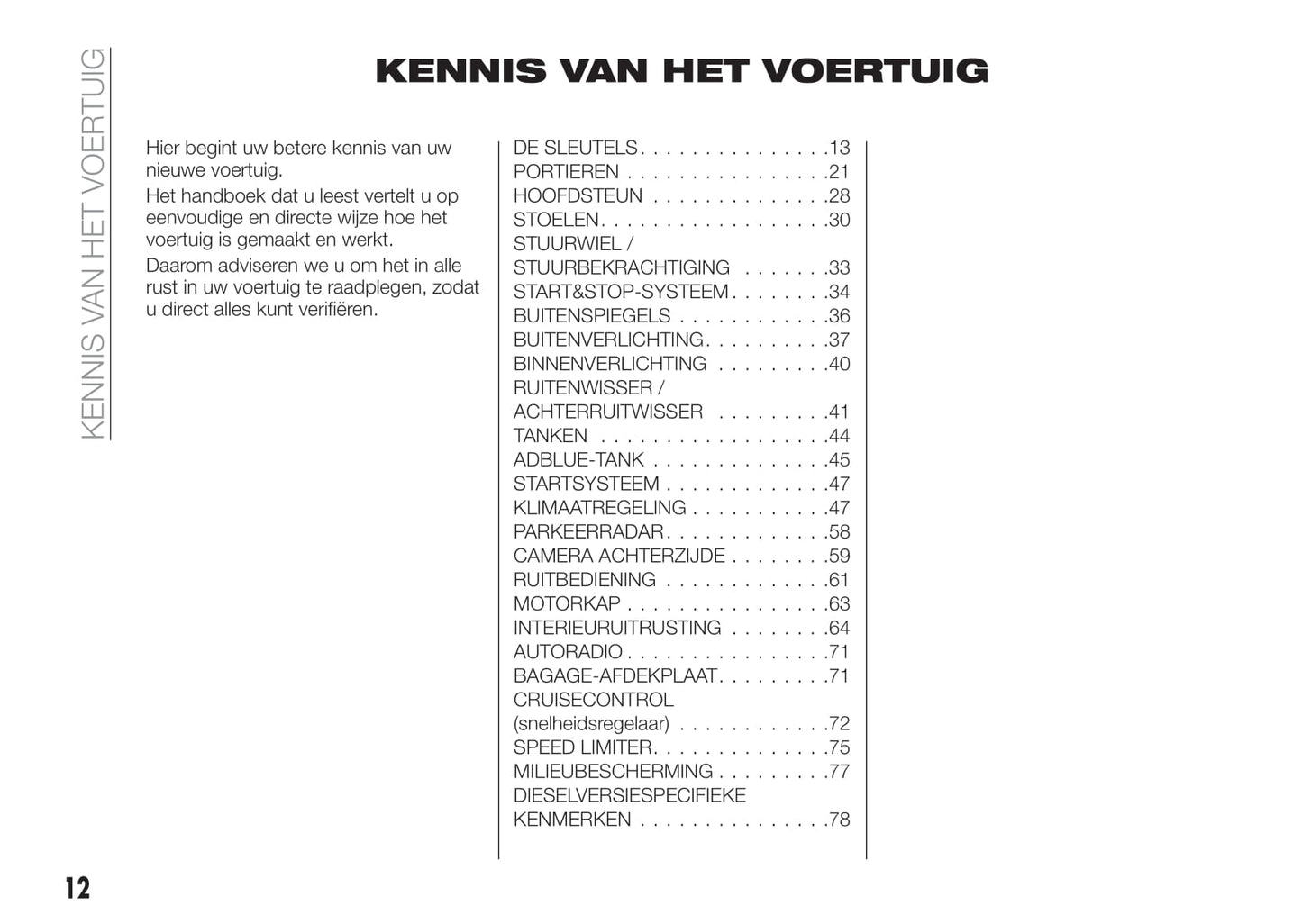 2016-2017 Fiat Talento Bedienungsanleitung | Niederländisch