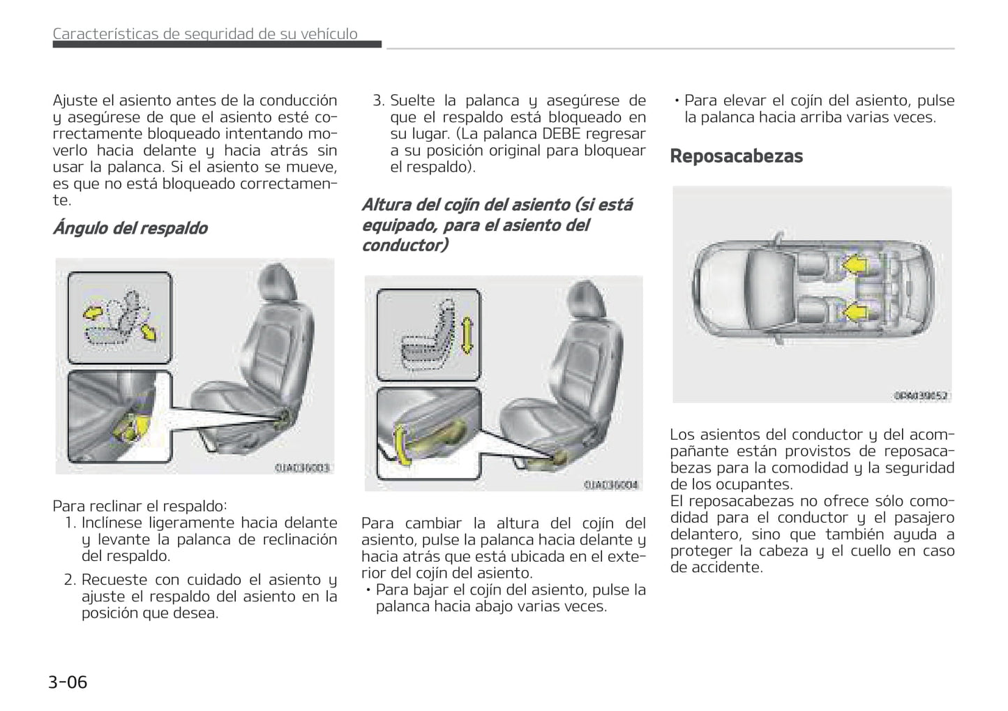 2017-2020 Kia Picanto Manuel du propriétaire | Espagnol