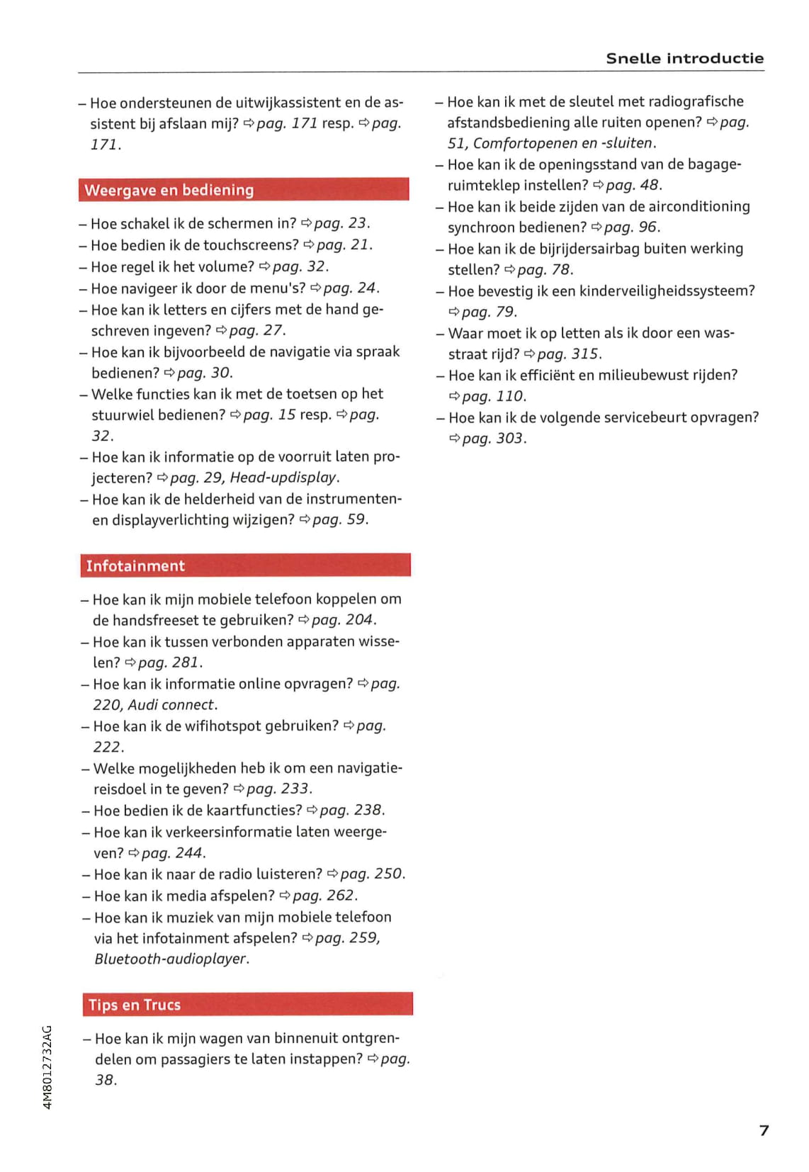 2018-2023 Audi Q8 Manuel du propriétaire | Néerlandais