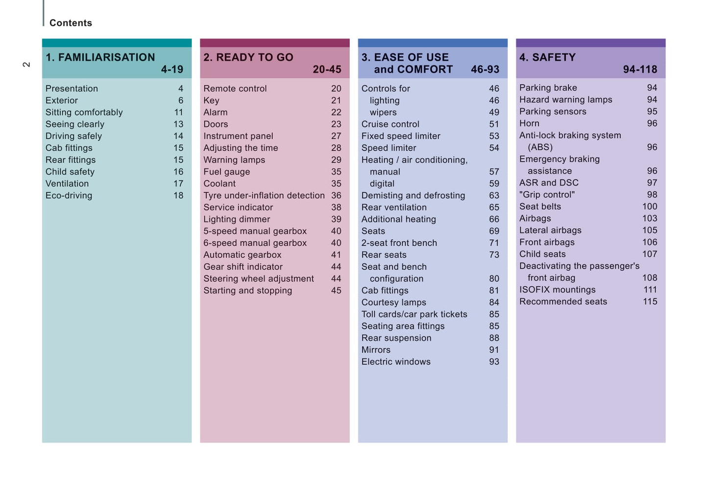 2014-2016 Citroën Jumpy Multispace Owner's Manual | English