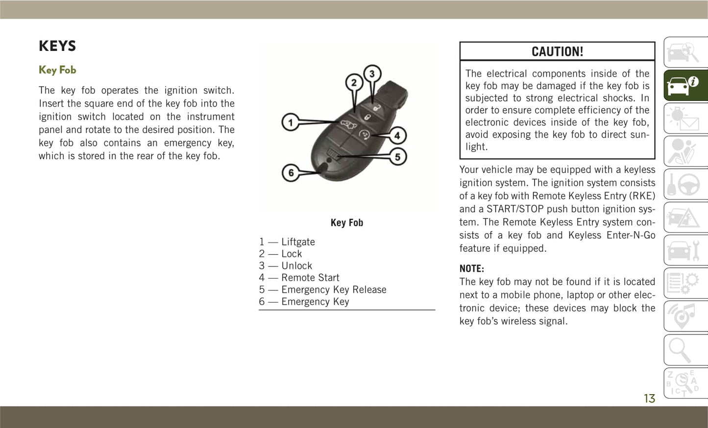 2017-2019 Jeep Cherokee Bedienungsanleitung | Englisch