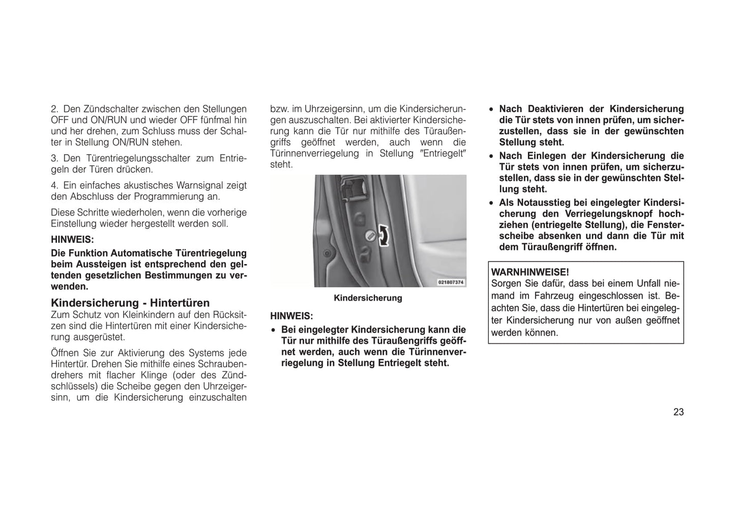 2011-2012 Jeep Cherokee Gebruikershandleiding | Duits