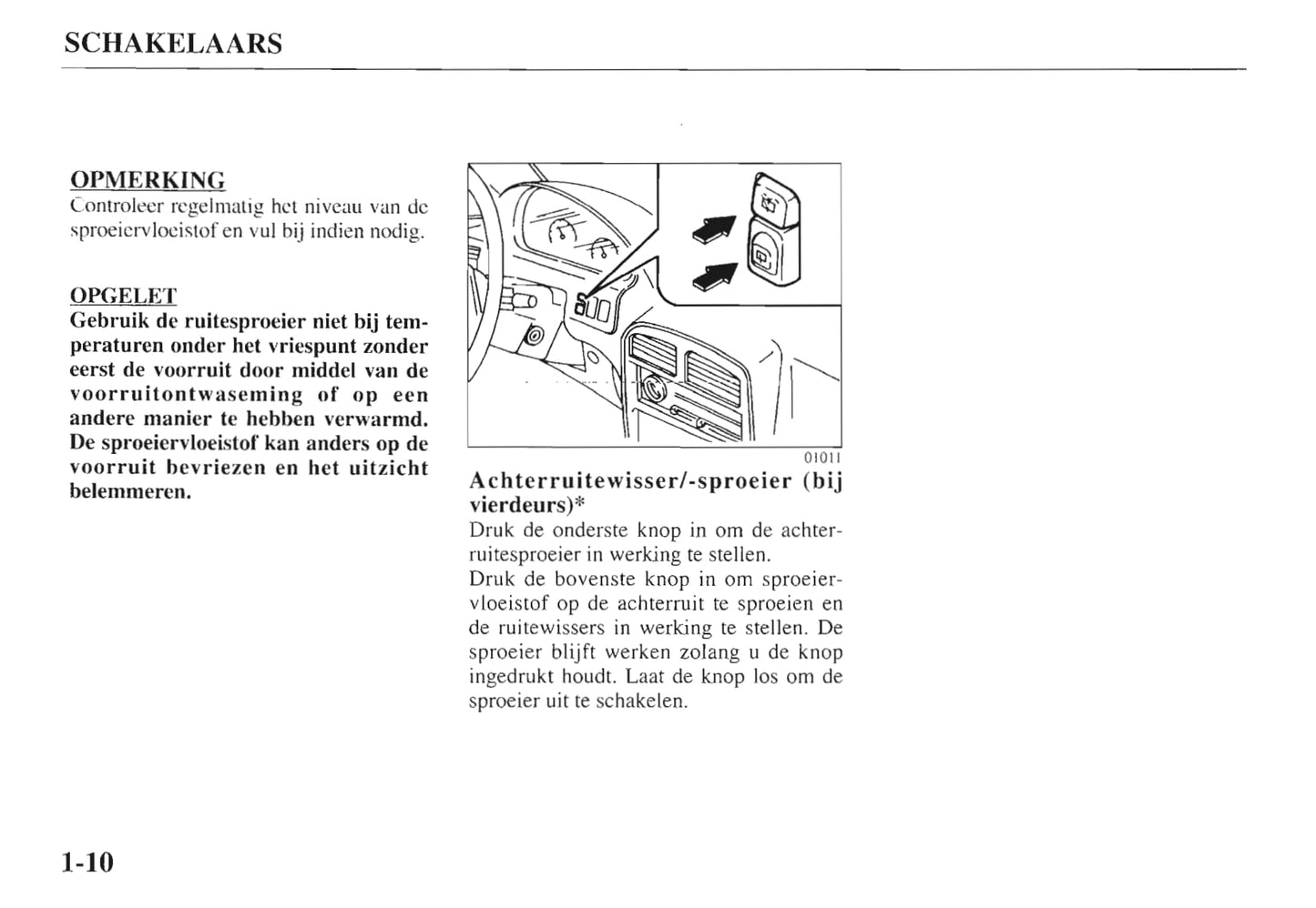 1997-1998 Kia Sportage Owner's Manual | Dutch