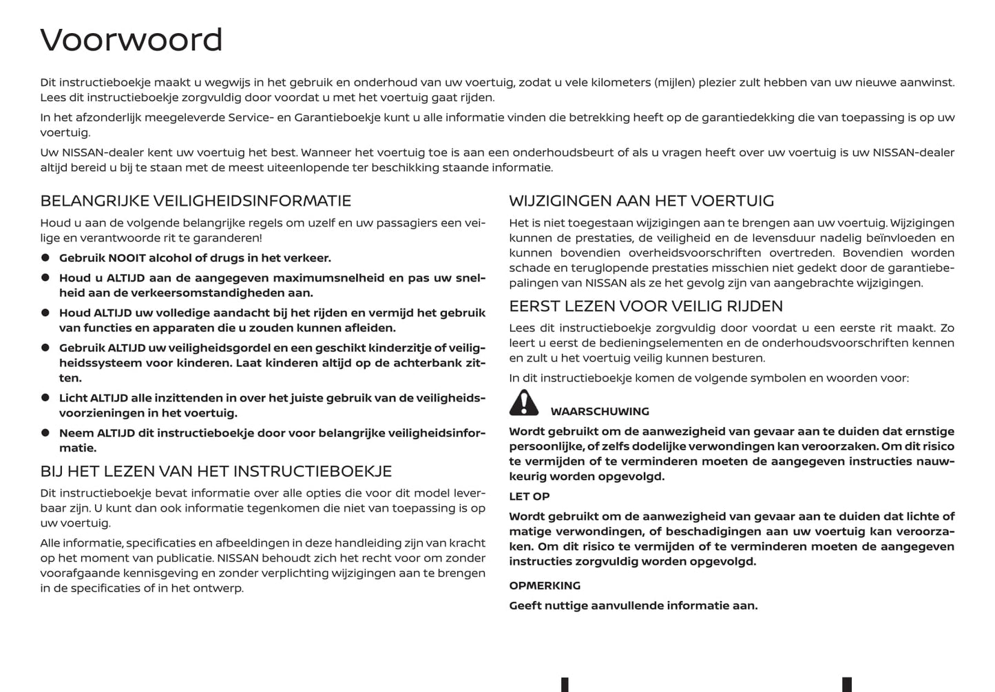 2019-2021 Nissan Qashqai Manuel du propriétaire | Néerlandais
