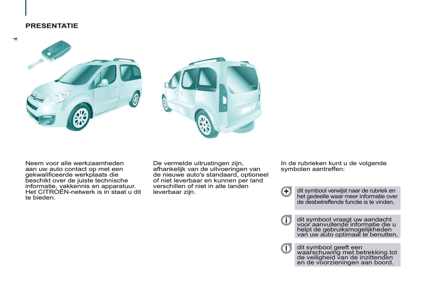 2015-2019 Citroën Berlingo Manuel du propriétaire | Néerlandais
