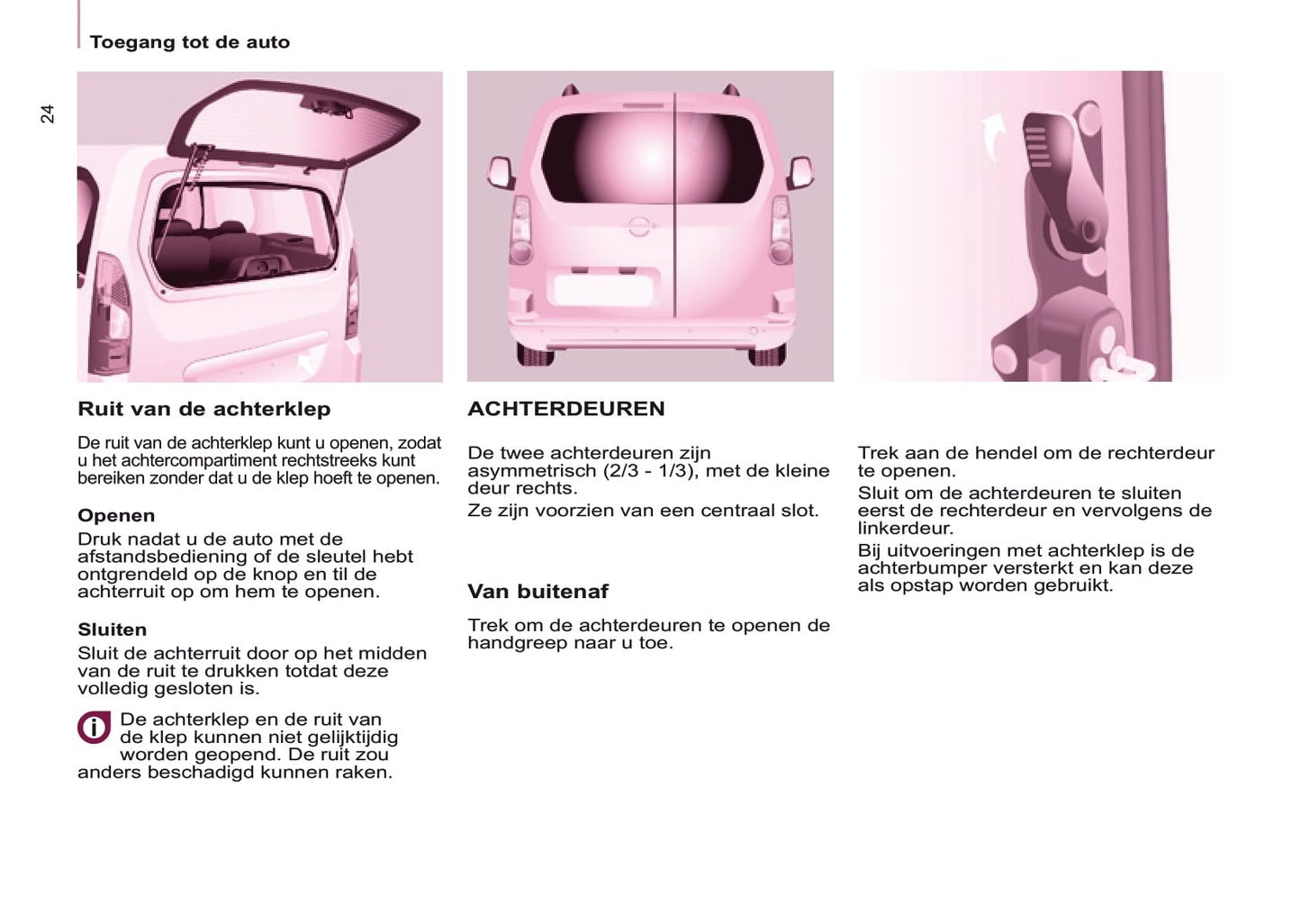 2015-2019 Citroën Berlingo Manuel du propriétaire | Néerlandais