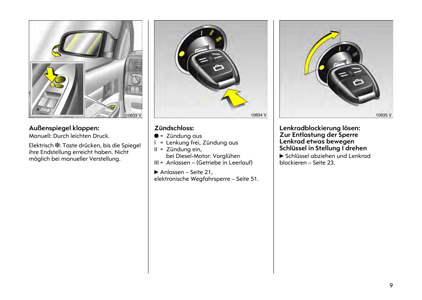 1999-2003 Opel Omega Owner's Manual | German