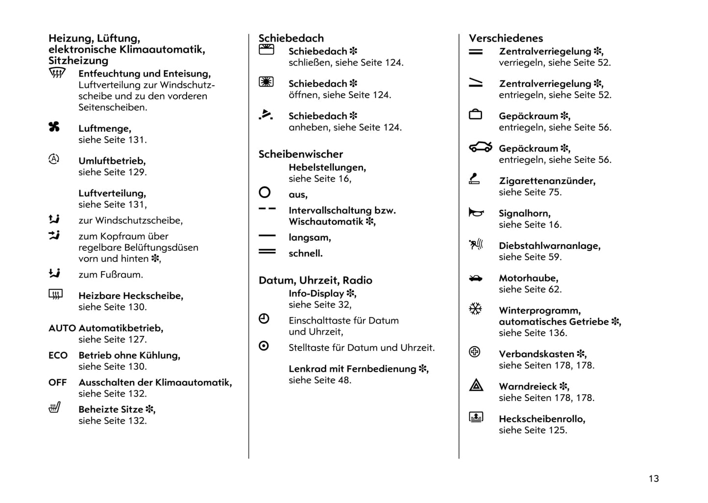 1999-2003 Opel Omega Owner's Manual | German