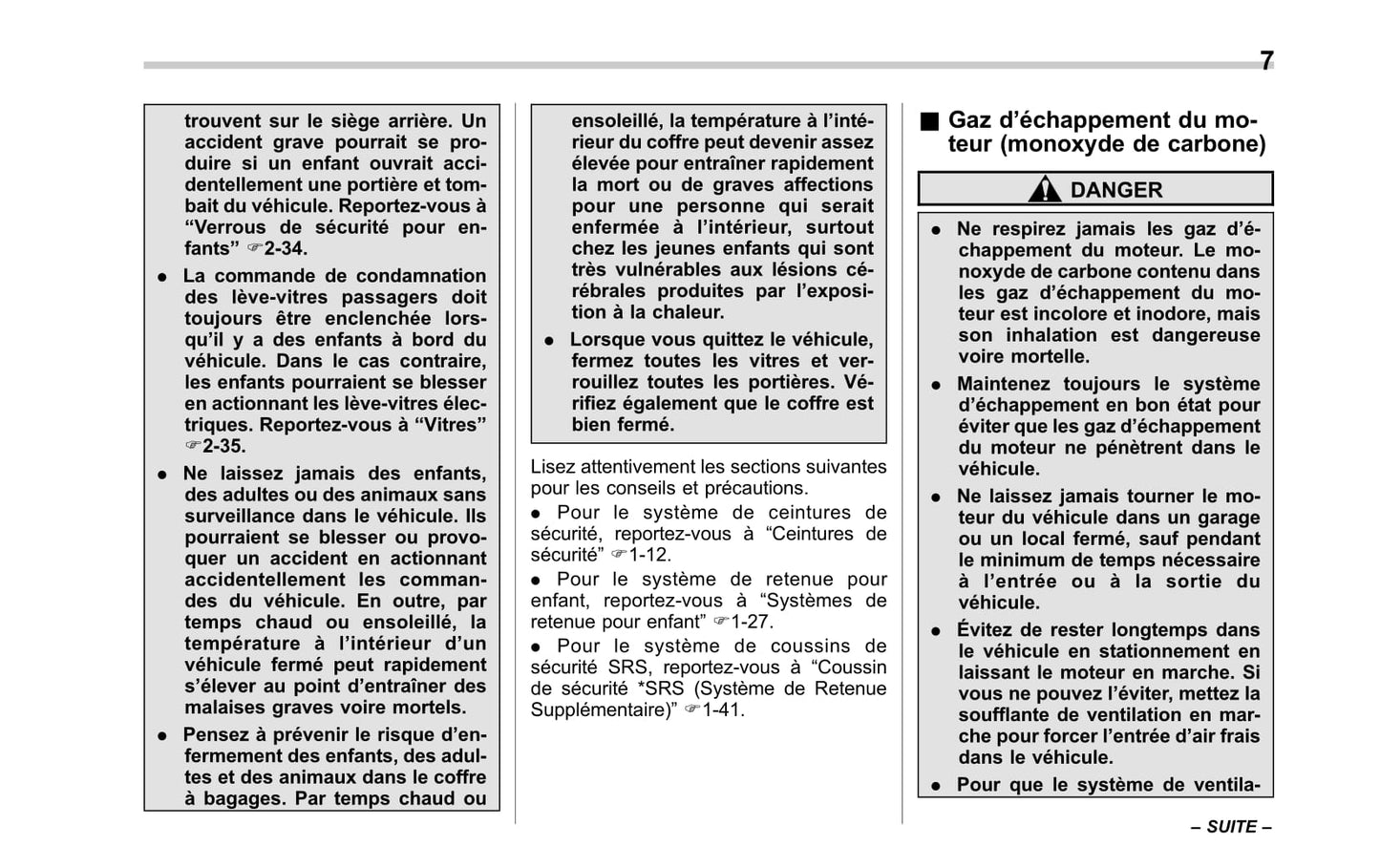 2017 Subaru Impreza Owner's Manual | French