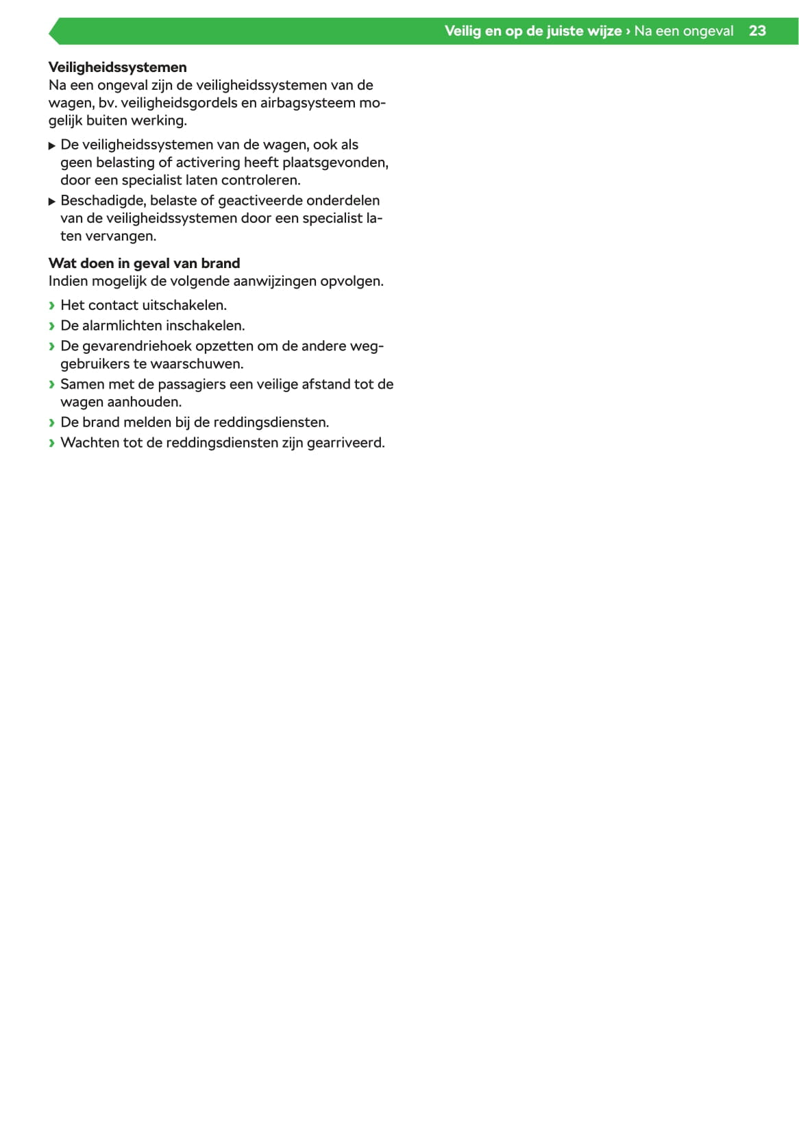 2020-2023 Skoda Octavia Manuel du propriétaire | Néerlandais