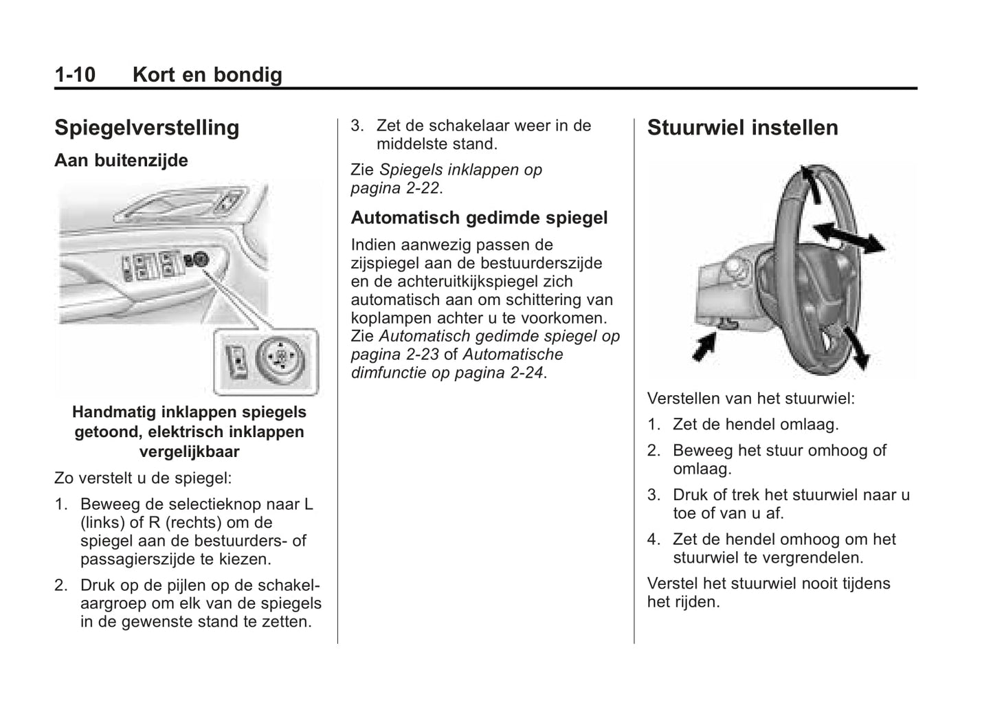 2015-2017 Cadillac SRX Owner's Manual | Dutch