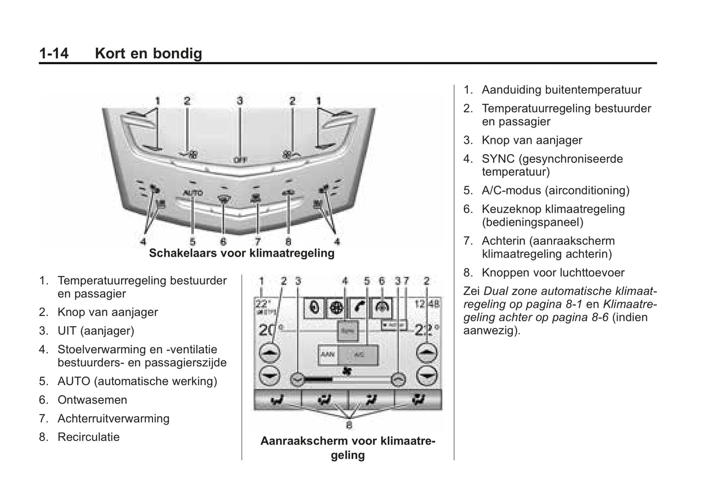 2015-2017 Cadillac SRX Owner's Manual | Dutch