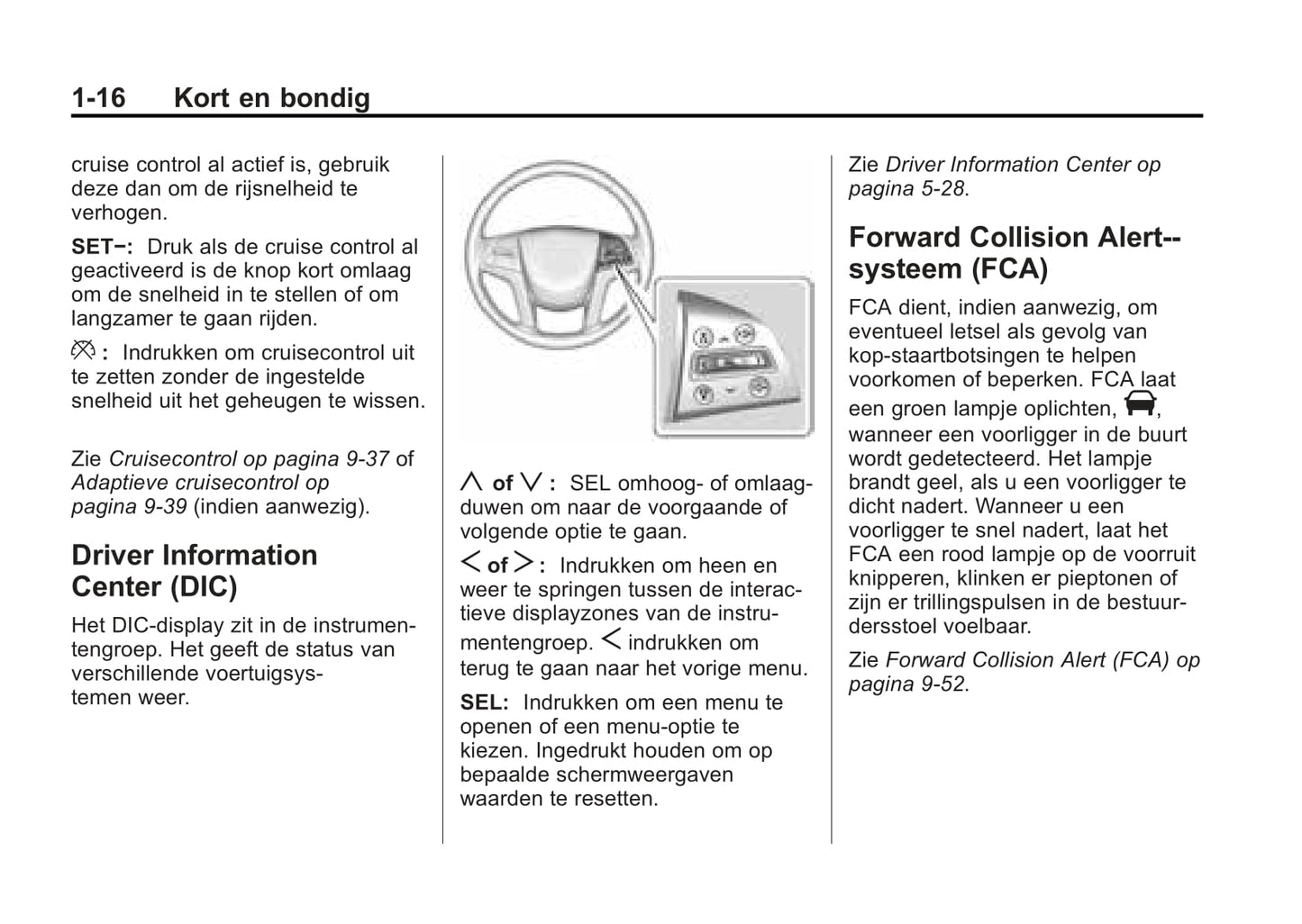 2015-2017 Cadillac SRX Owner's Manual | Dutch