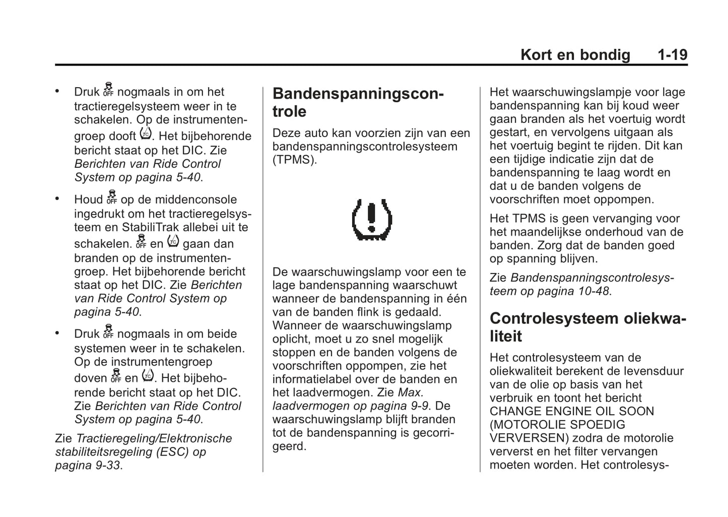 2015-2017 Cadillac SRX Owner's Manual | Dutch