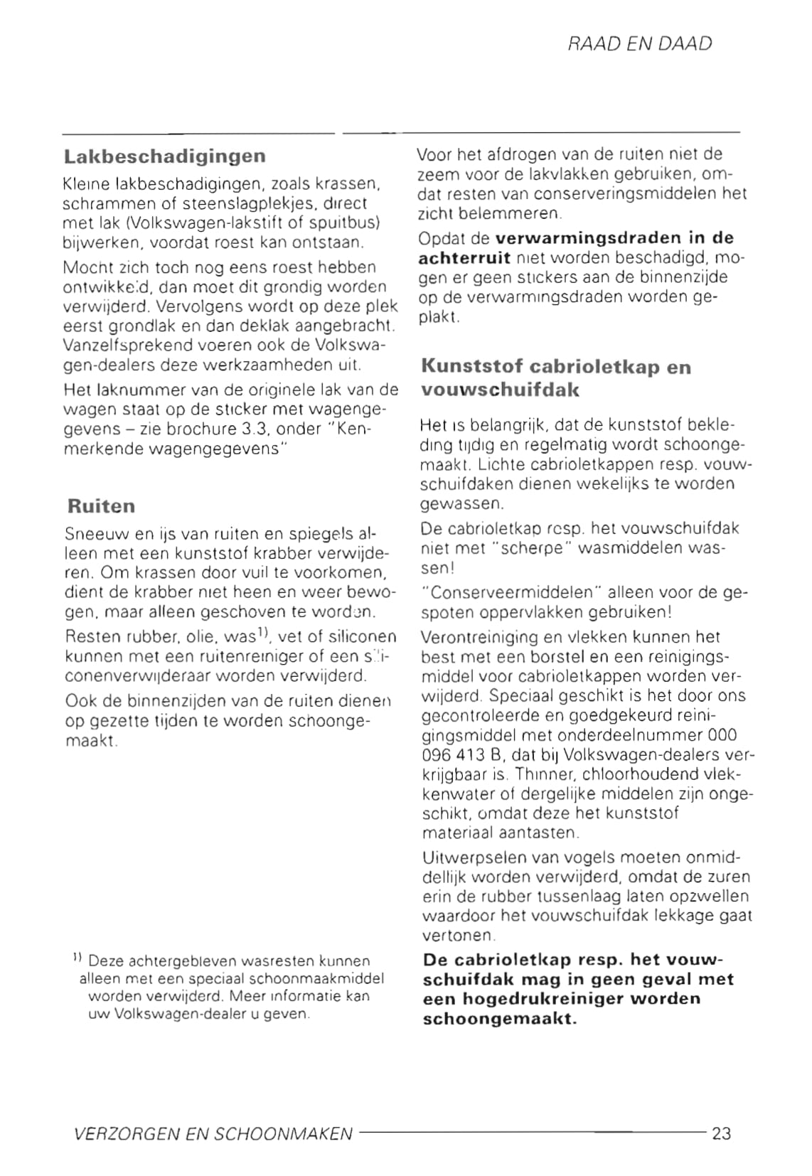 1998-2005 Volkswagen Bora Owner's Manual | Dutch