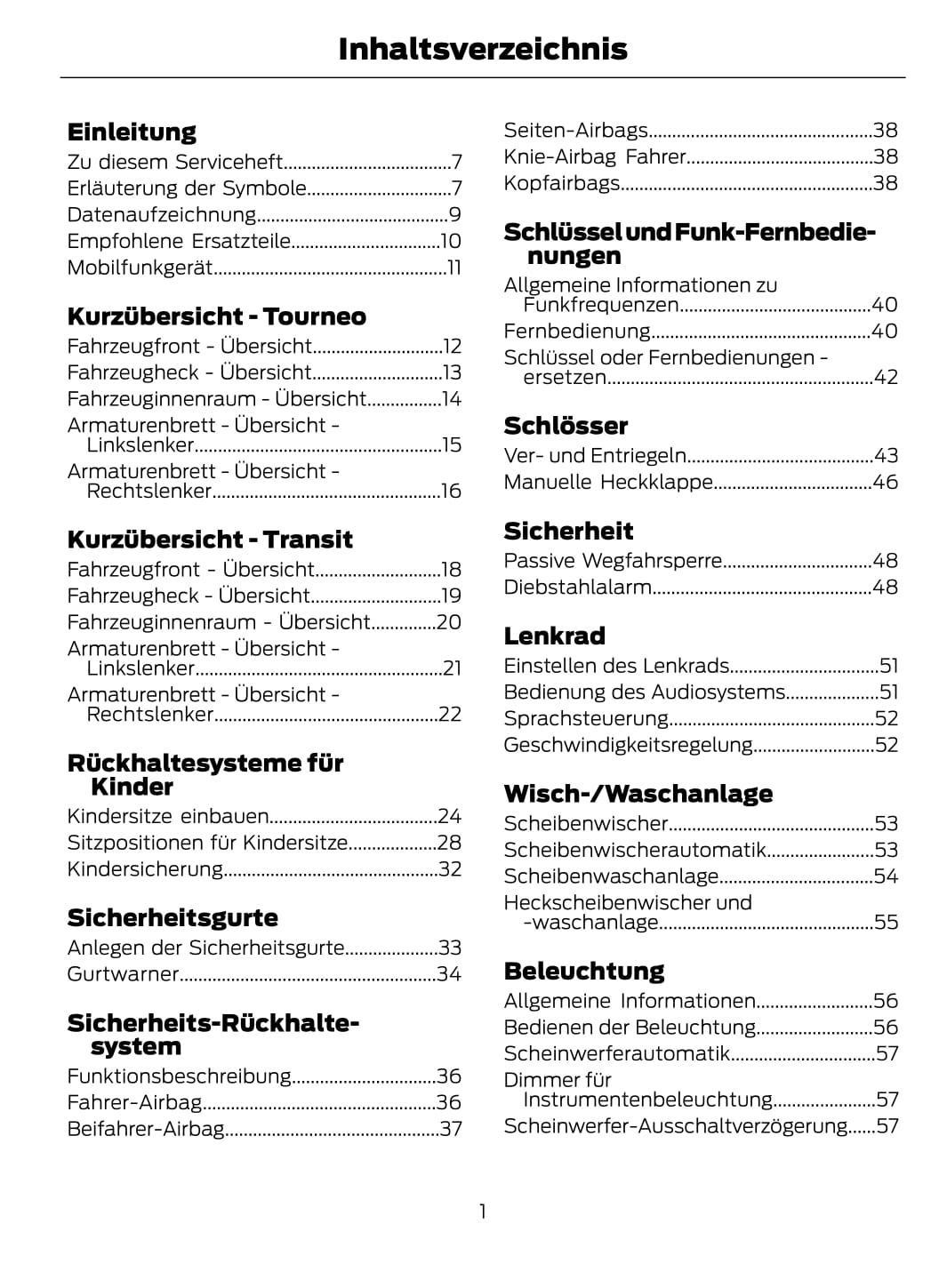 2014-2015 Ford Tourneo Courier / Transit Courier Manuel du propriétaire | Allemand
