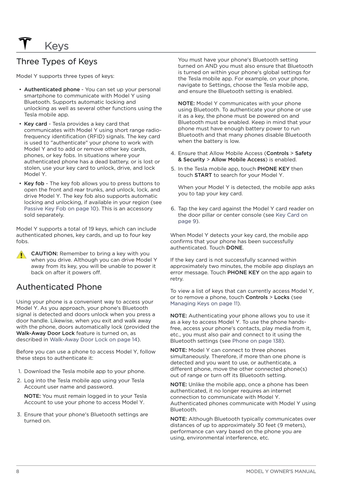 2020 Tesla Model Y Owner's Manual | English
