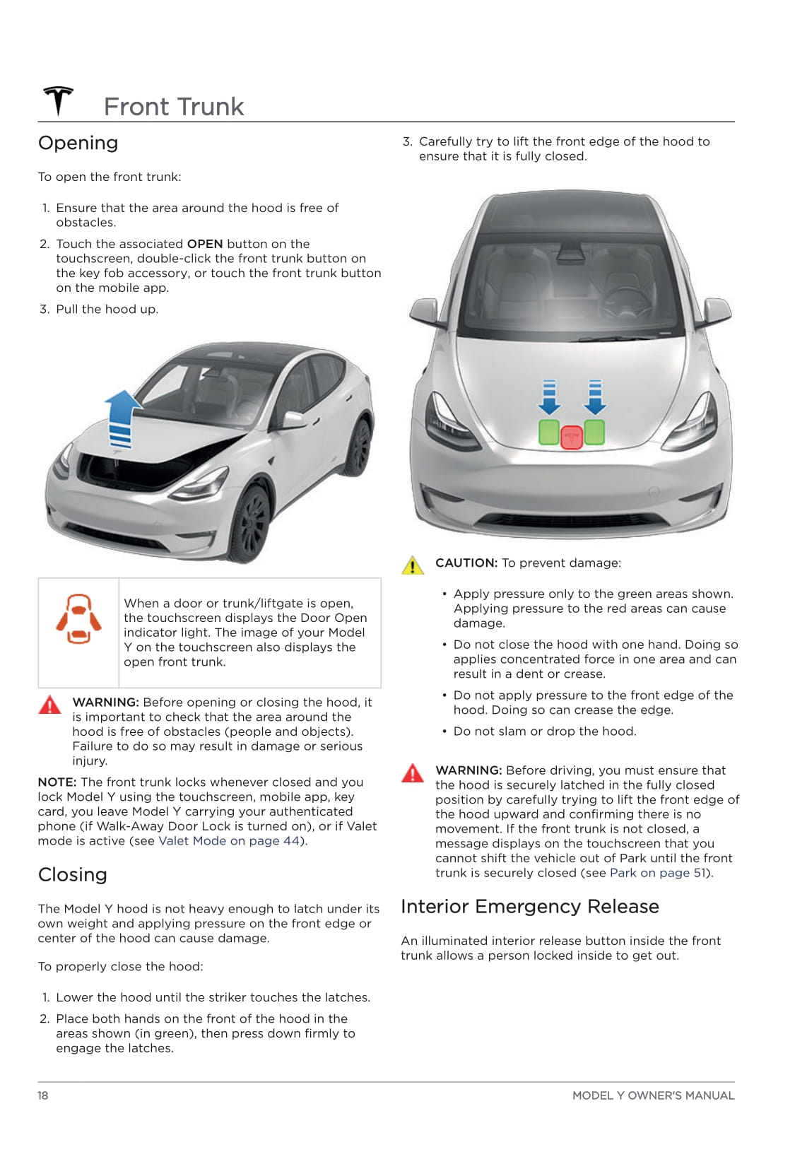 2020 Tesla Model Y Owner's Manual | English