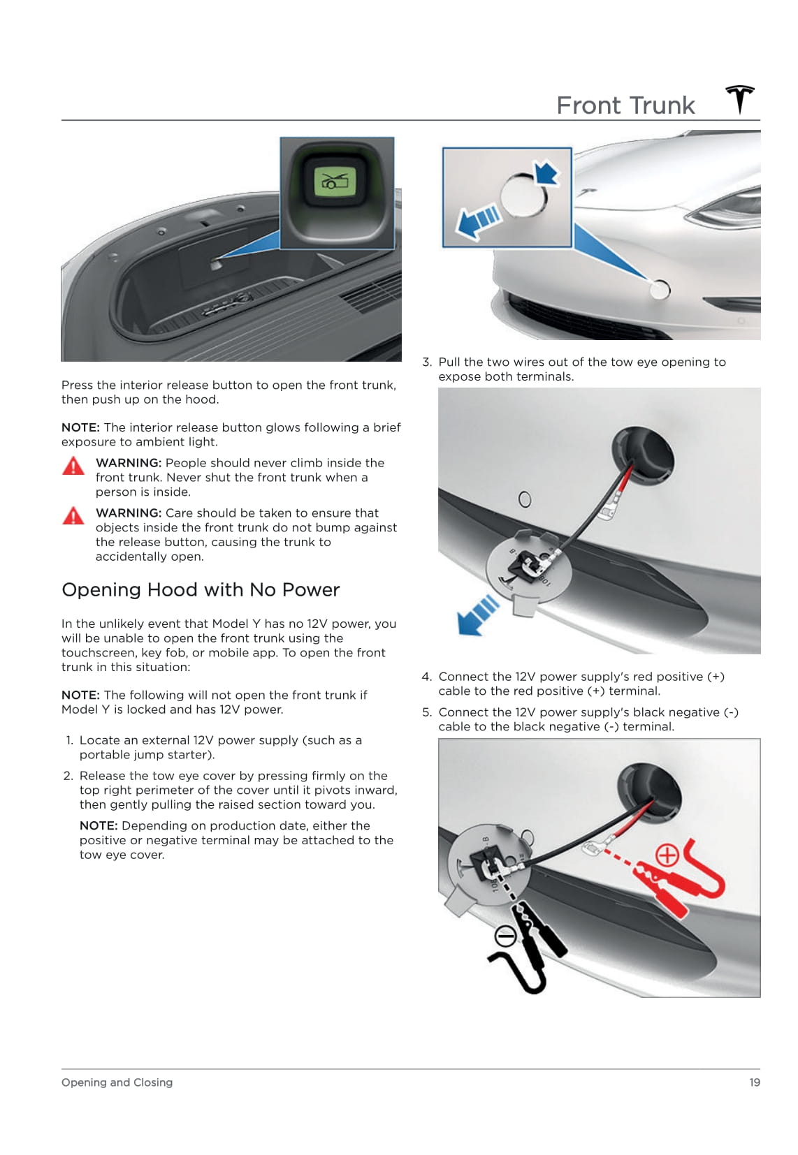 2020 Tesla Model Y Owner's Manual | English