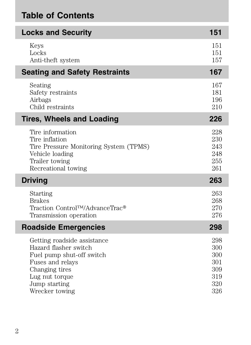 2008 Ford Explorer Owner's Manual | English
