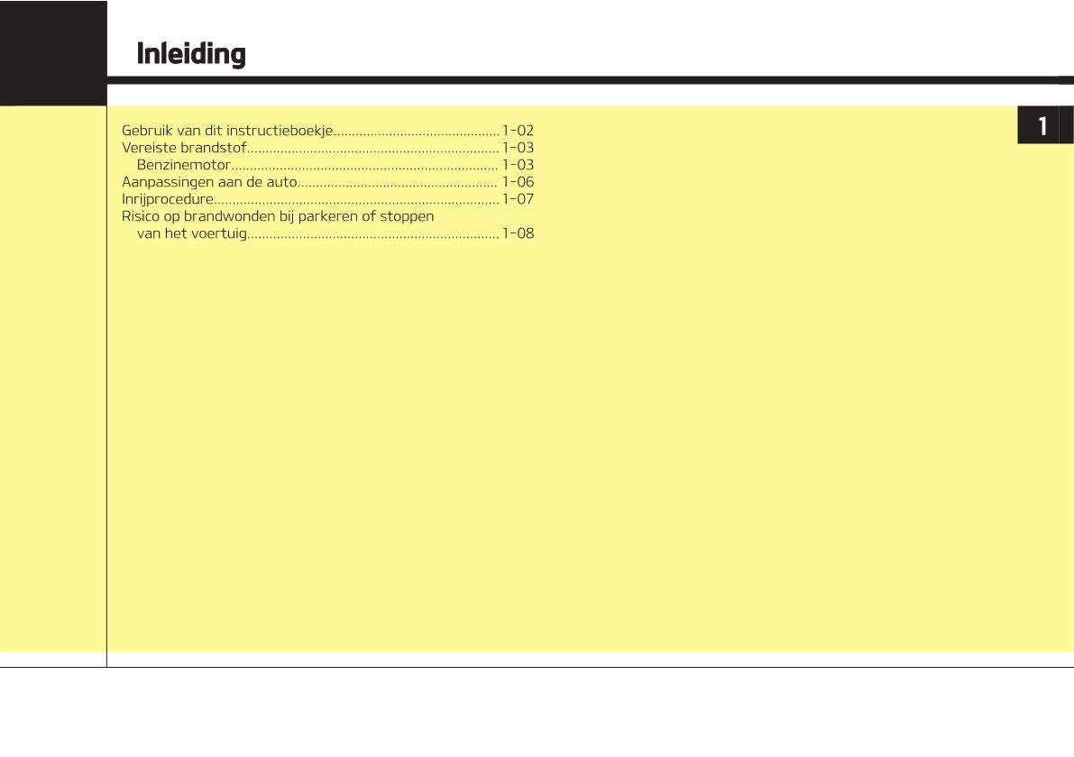 2019-2020 Kia Rio Owner's Manual | Dutch